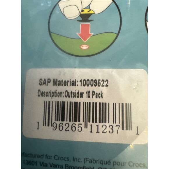 New Jibbitz Crocs Outsider Original Shoe Charm Uniquely You Collection 10-Pack - Picture 4 of 4